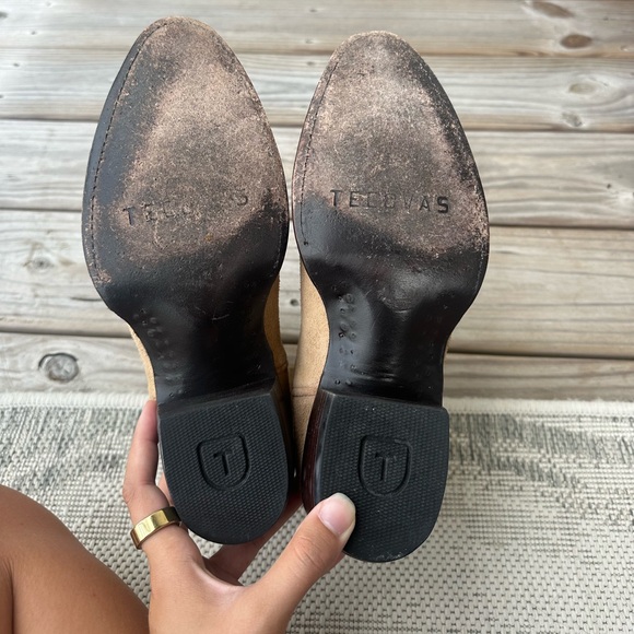 Tecovas Suede Booties - Picture 4 of 6